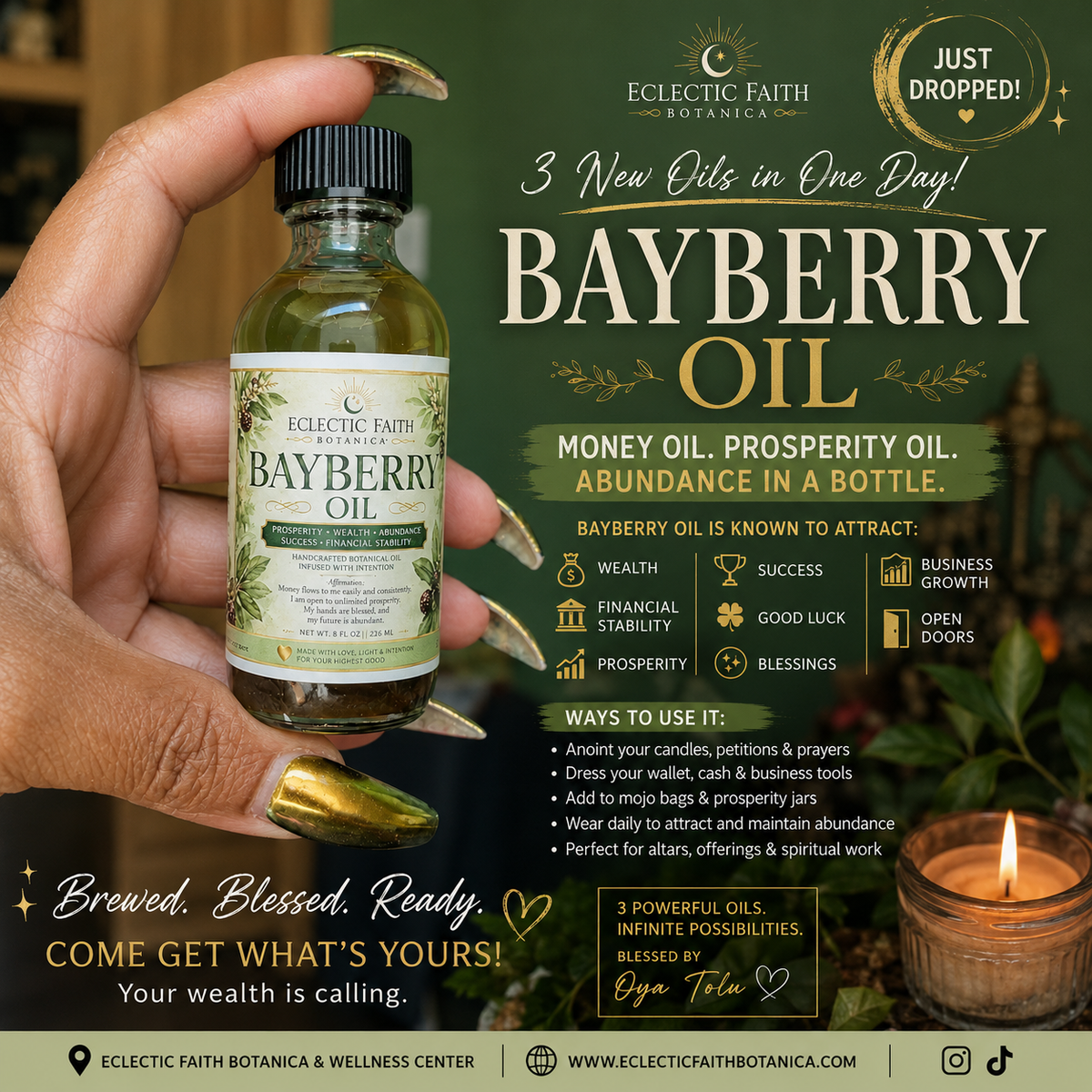 Bayberry Oil 2oz