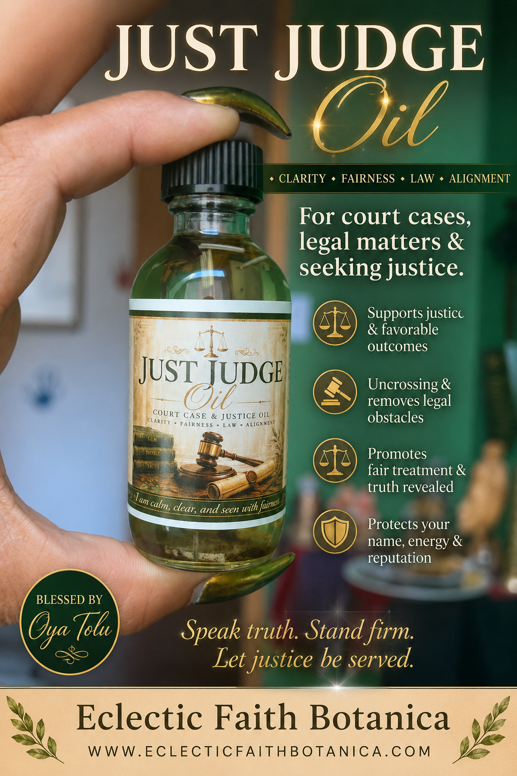 Just Judge Oil 2oz