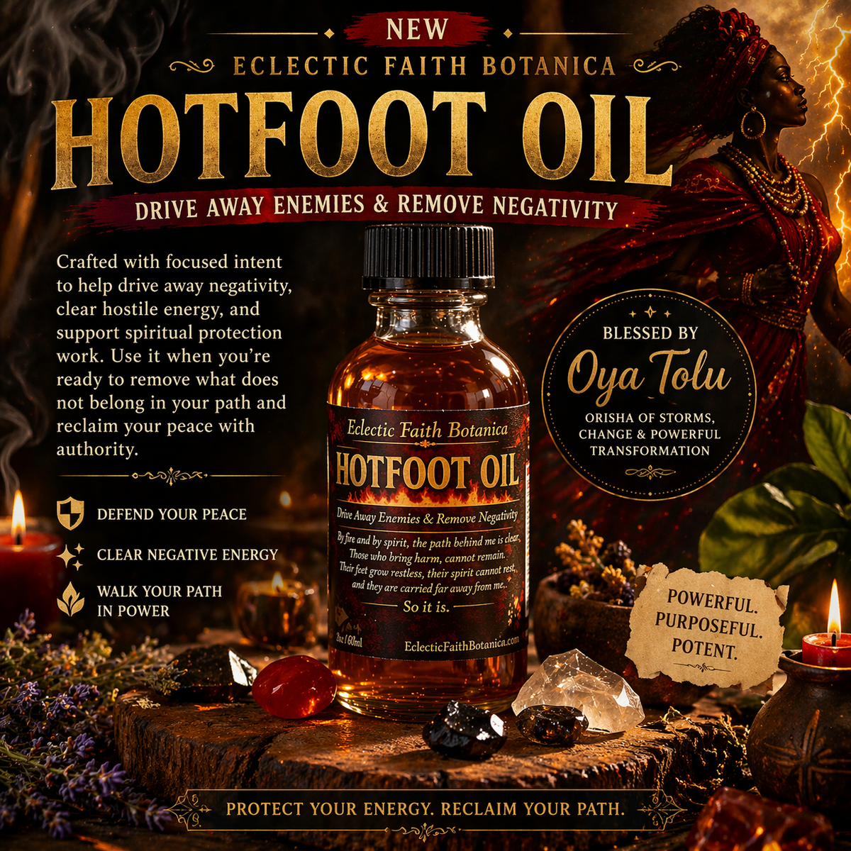 Hot Foot Oil 2oz
