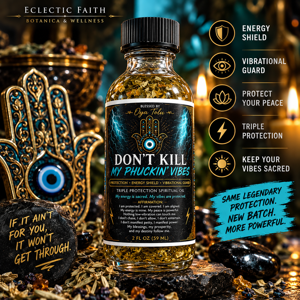 Don’t kill my Phuckin Vibes Oil 2oz