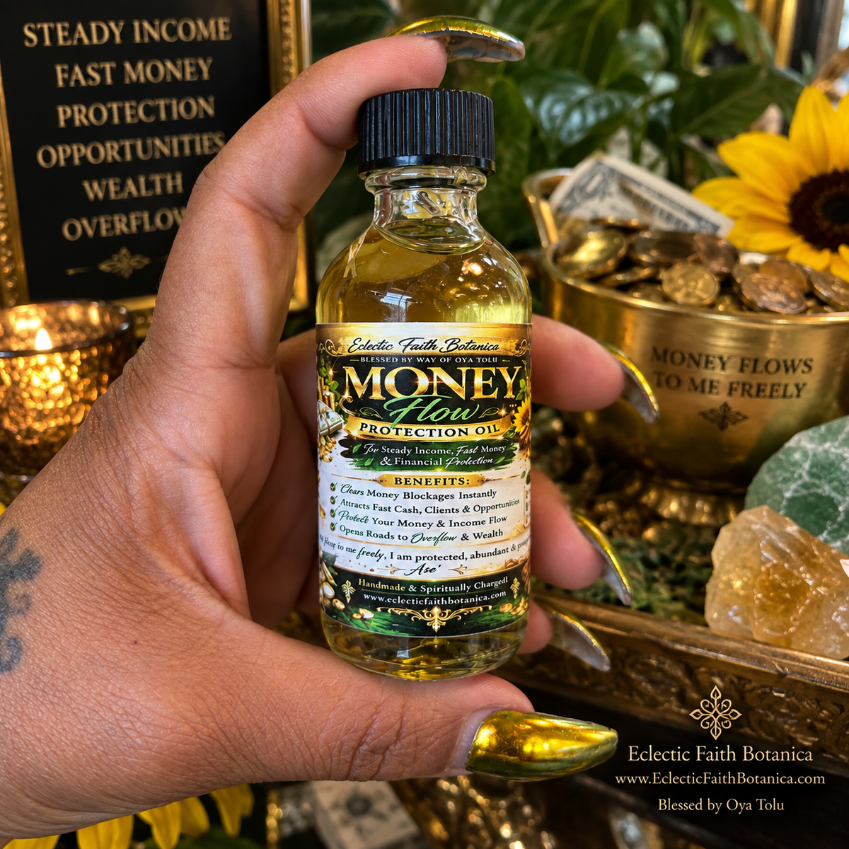 Money Flow Protection Oil 2oz