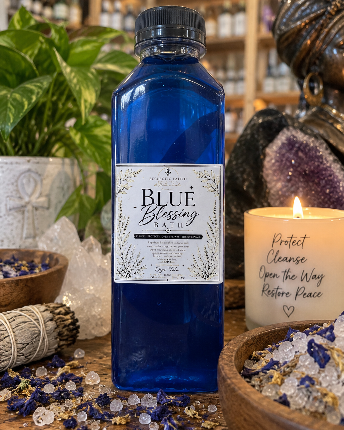 Blue Blessing Bath 16oz