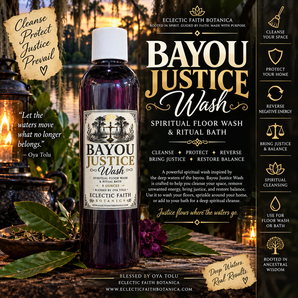 Bayou Justice Wash 8oz
